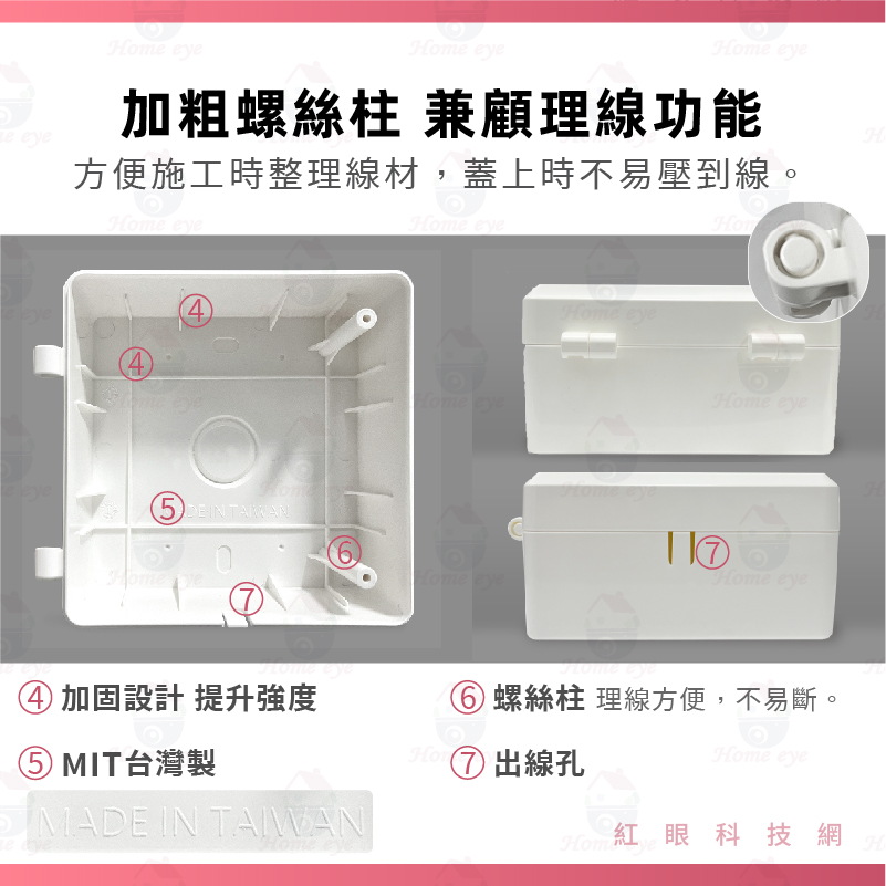 台灣製 耐候側掀盒 白色 黑色 ABS 抗UV集線盒 室外監控防水盒變壓器收納 監視器收線盒 接線盒